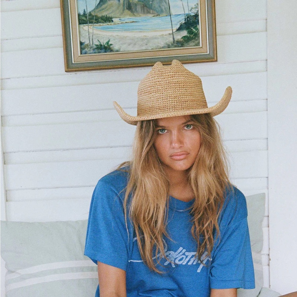 Lack of Color Raffia Cowboy Hat